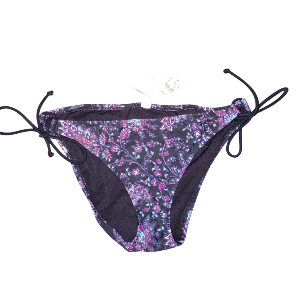 NWT American Eagle Outfitters Floral Bikini Bottom with Side Ties